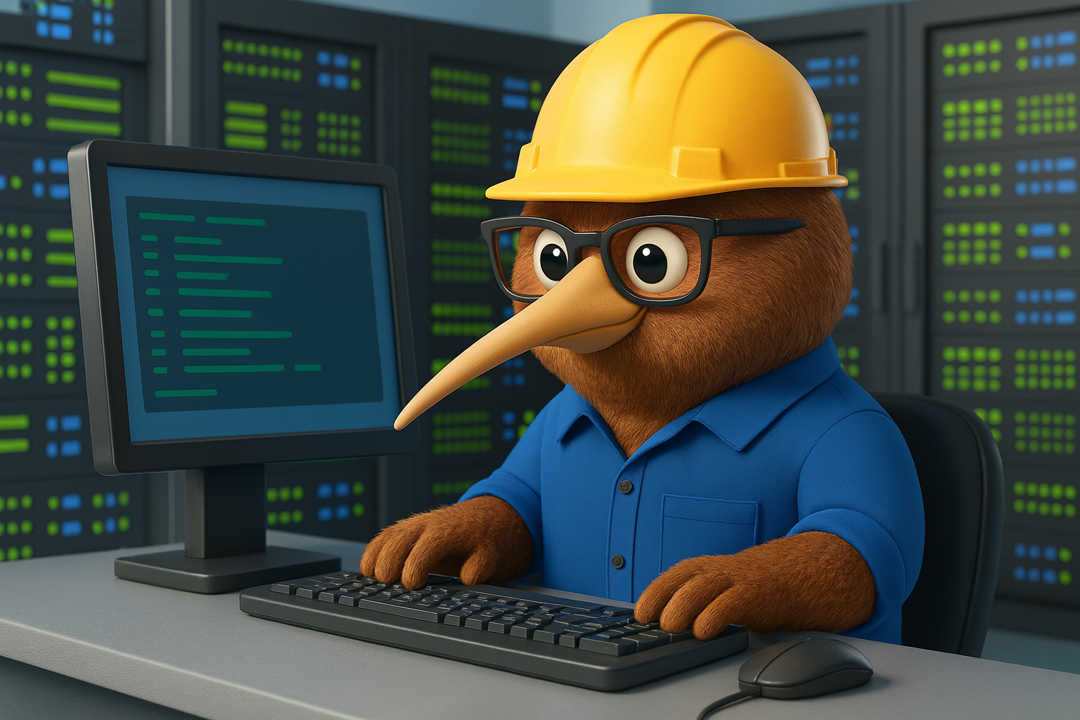 Kiwi engineer in NOC